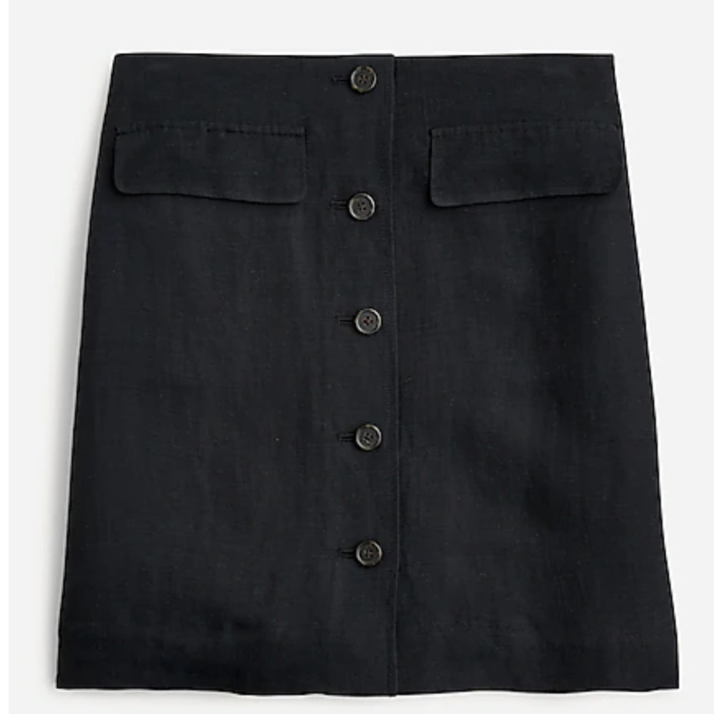 Jcrew Linen Skirt